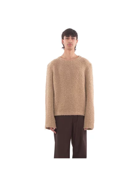 Sweter Séfr wełniany beżowy