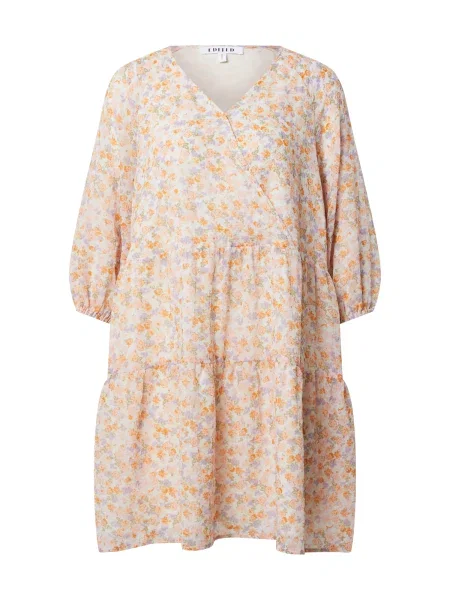 EDITED Rochie Marou crem mov deschis / caisă / oliv portocaliu
