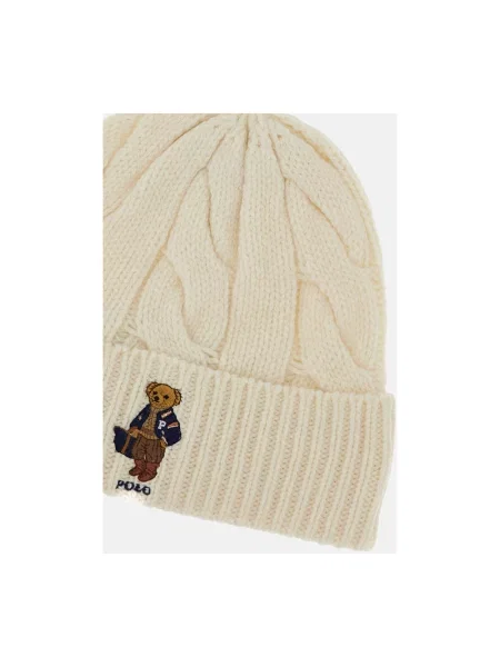 Polo Ralph Lauren Czapka Kremowy biała