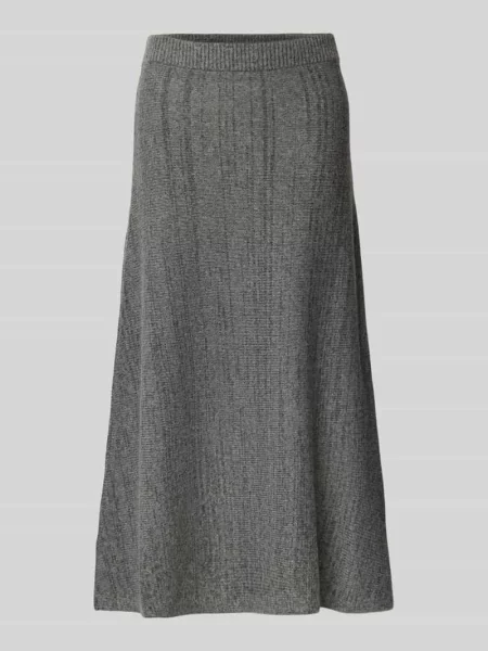 Spódnica midi rozkloszowana z dodatkiem wełny model ‘VIDA’ Soyaconcept