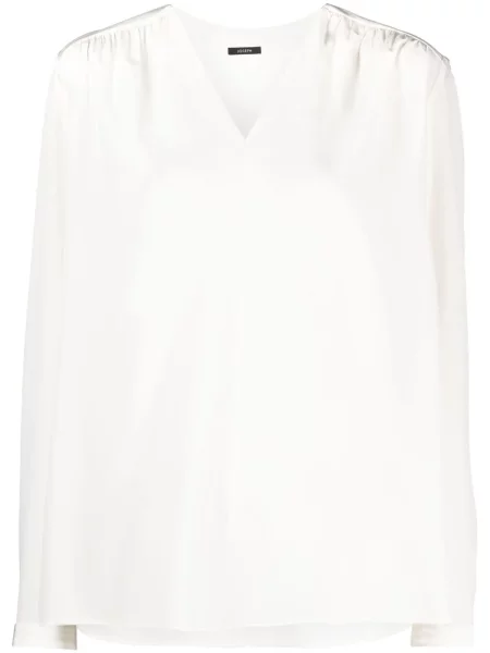 Bluză Joseph de mătase cu decolteu în V