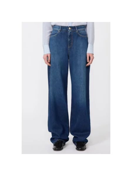 Jeansy Max Mara niebieskie