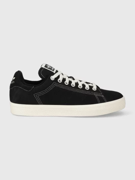 Semišové tenisky adidas Originals Stan Smith CS čierna