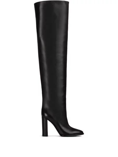 Botine Le Silla din piele negru