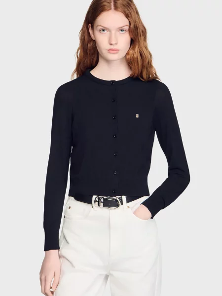 Кардиган Sandro чорний