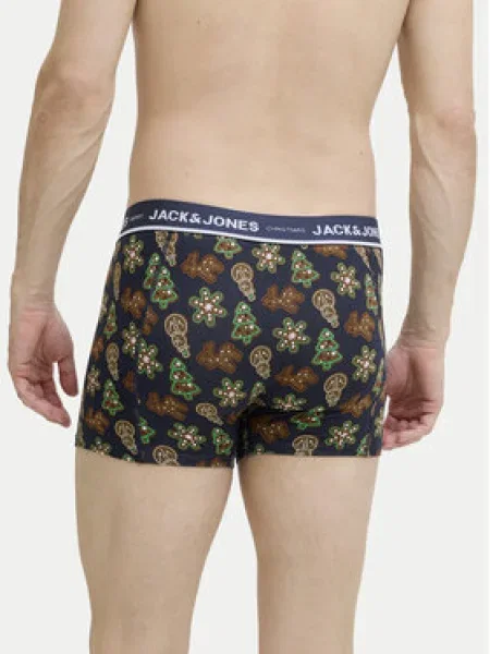 JACK & JONES Boxeralsók JACGINGERBREAD éjkék / barna / sötétvörös fekete