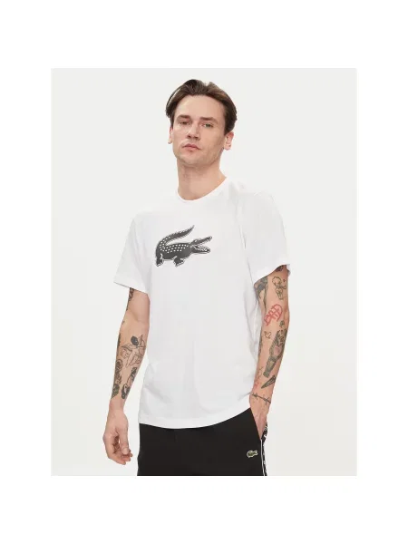 Lacoste T-shirt Regular Fit bijela