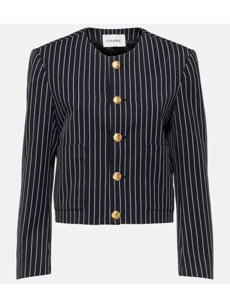 Geacă Frame cu dungi albastru