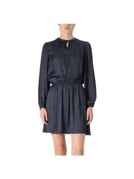 Rochie din denim Pepe Jeans albastru