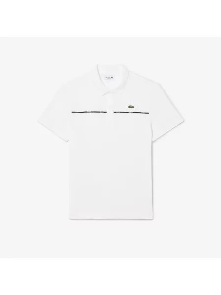 Поло Lacoste белое