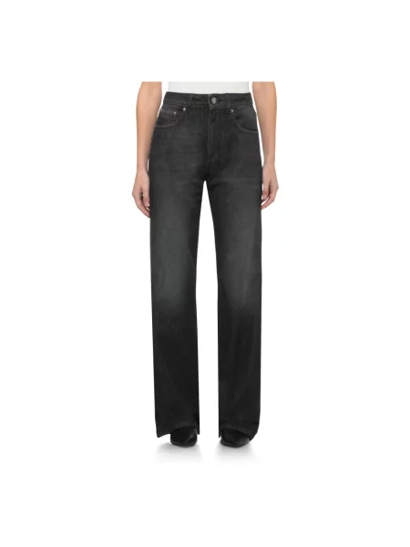 Jeansy straight leg D.exterior czarne