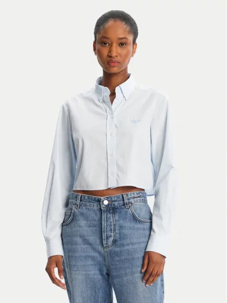 Košile Tommy Jeans modrá
