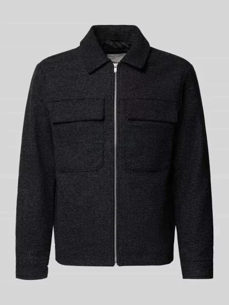 Kurtka koszulowa z na piersi model ‘RUSSEL’ Jack & Jones Premium