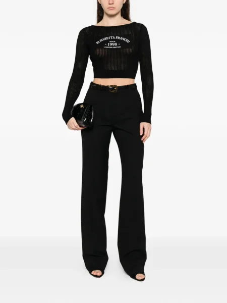 Pulover Elisabetta Franchi business negru
