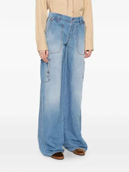 Pantaloni Ermanno Scervino albastru
