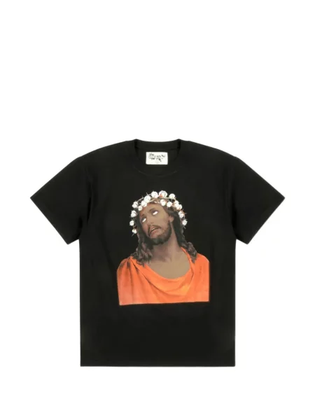 Tričko s potiskem Denim Tears s potiskem černé