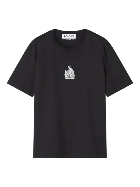 Tricou Lanvin cu imagine negru