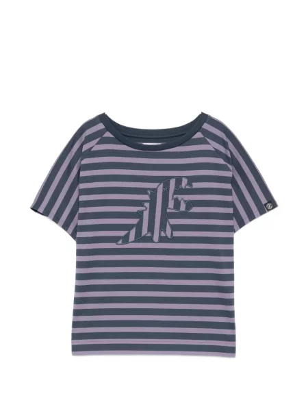 Tricou sport Sport B. By Agnès B. cu aplicații violet