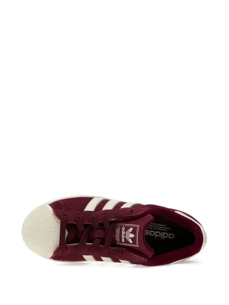 Sneakerși Adidas Campus din piele de căprioară cu dungi violet