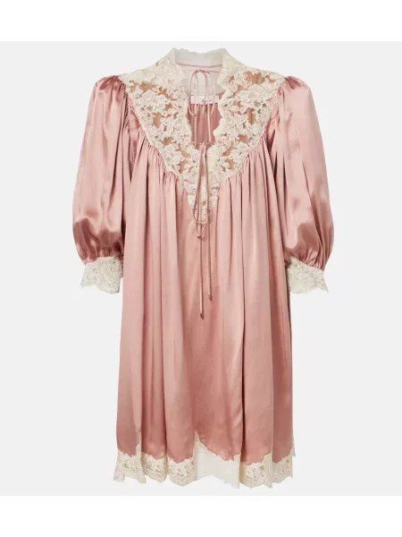Rochie Chloé din satin roz