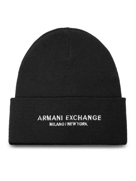 Шапка Armani Exchange чорна