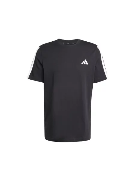 Prugasta majica Adidas crna