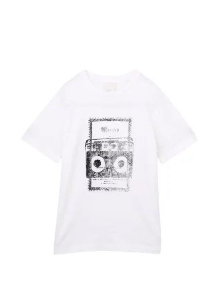 Tricou A.p.c. cu imagine alb