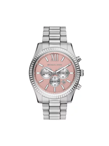 Michael Kors Годинник Lexington Man Chrono Срібний