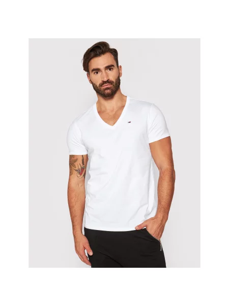 Tommy Jeans Marškinėliai Regular Fit balta