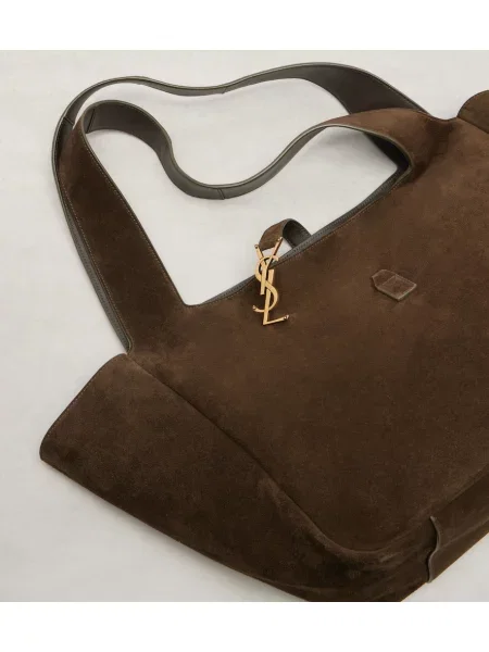 Shopper kabelka Saint Laurent zelená