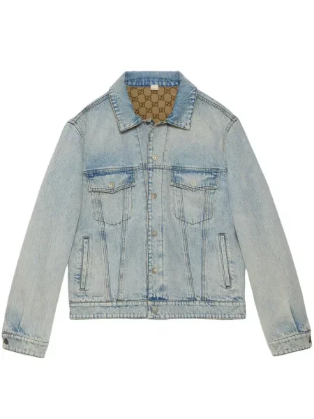 Reversibil geacă de blugi Gucci