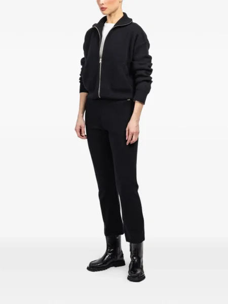 Pantaloni Extreme Cashmere din cașmir negru