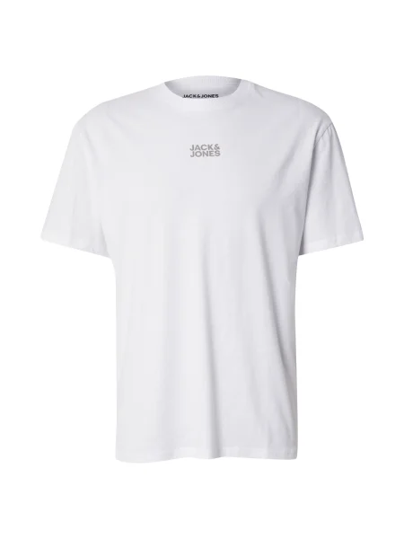 JACK & JONES Tricou JWHCLASSIC gri alb