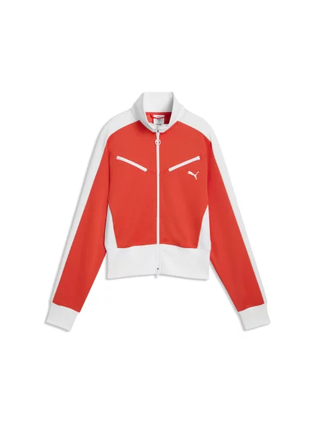 PUMA Hanorac roșu orange alb