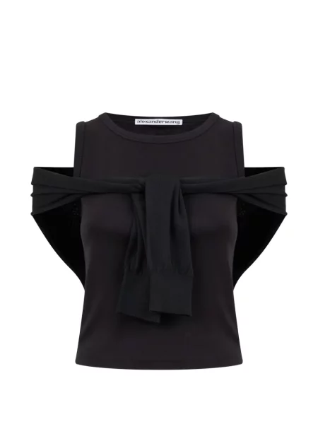 Top Alexander Wang cu legături negru