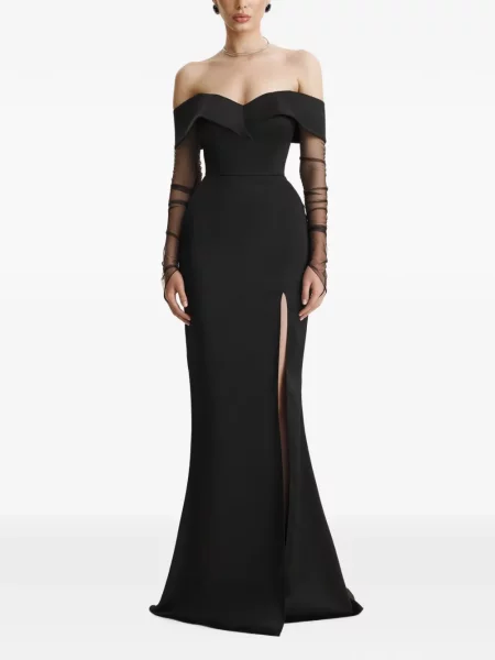 Rochie maxi Benedetto plasă negru