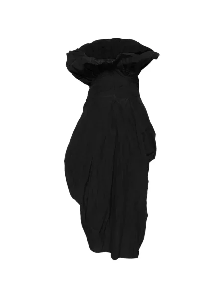 Rochie midi Magda Butrym cu volane negru
