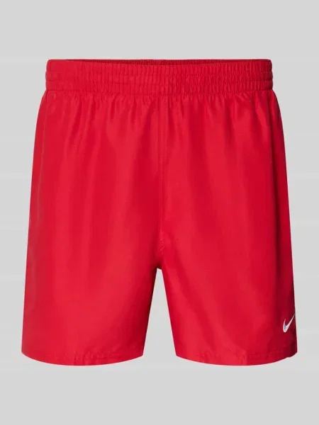 Kąpielówki Nike z autografem czerwone