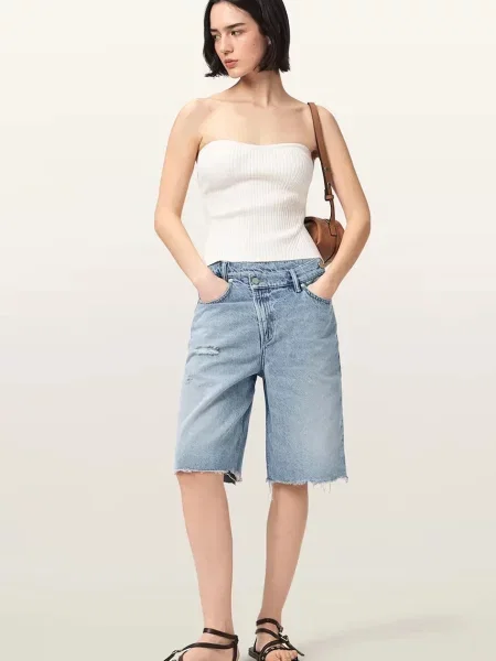 Джинсовые шорты Allsaints