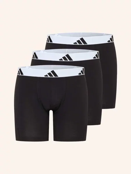 Adidas Boxerky Active Flex Cotton 3 Kusy V Balení černá