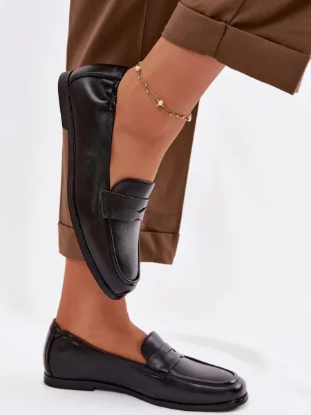 Kožené mokasíny Vinceza černé