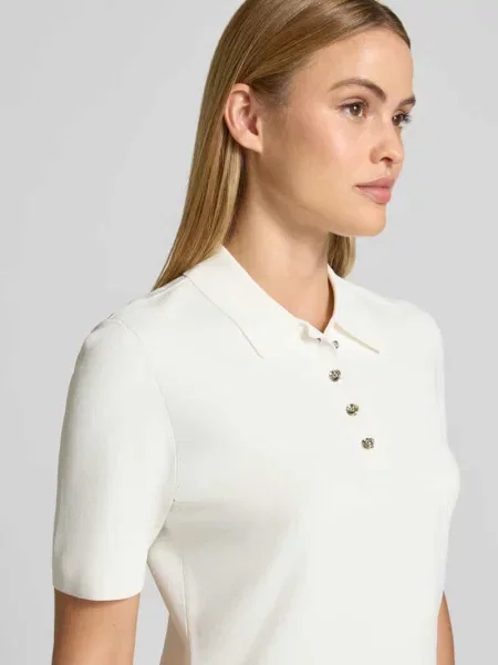 T-shirt z mieszanki z kołnierzykiem polo model ELBETH' Ted Baker