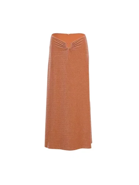 Maksi spódnica maxi Johanna Ortiz pomarańczowa