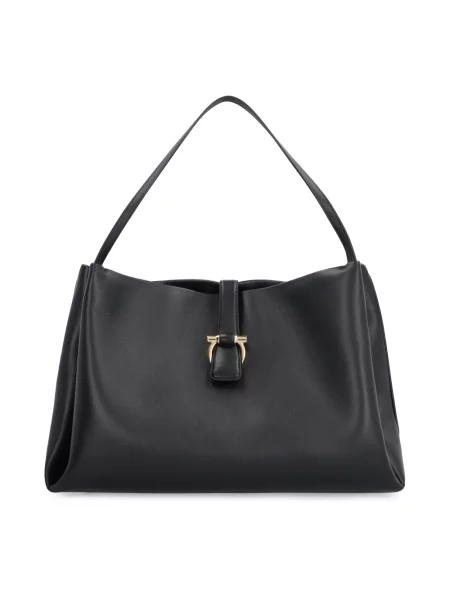Shopperka Salvatore Ferragamo czarna