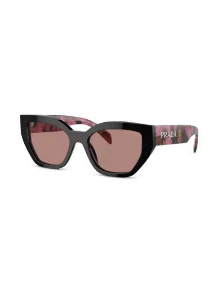 Ochelari de soare ochi de pisică Prada Eyewear negru