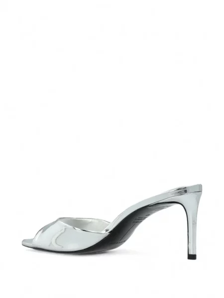 Sandale Black Suede Studio din piele de căprioară negru