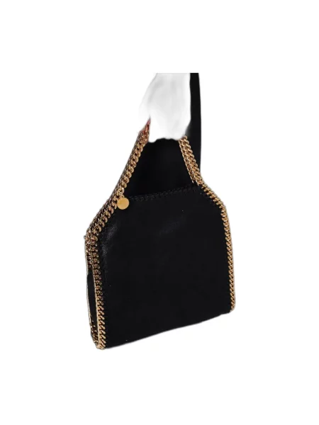 Shopperka Stella Mccartney skórzana czarna
