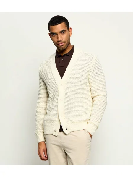 BOSS ORANGE De lână cardigan Korsico portocaliu