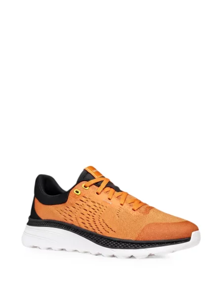 Fűzős csipkés sneaker Geox narancsszínű