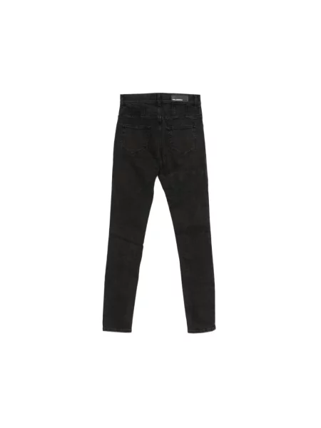 Skinny jeansy skinny Karl Lagerfeld czarne
